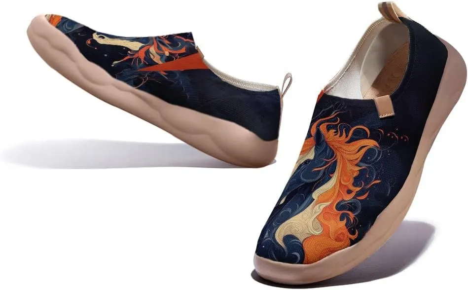 Women Summer Stretchy Slip on Loafers Quirck-Dry Knitted Breathable Sneakers Foldable Lightweight Comfort Shoes | Fantasy Series