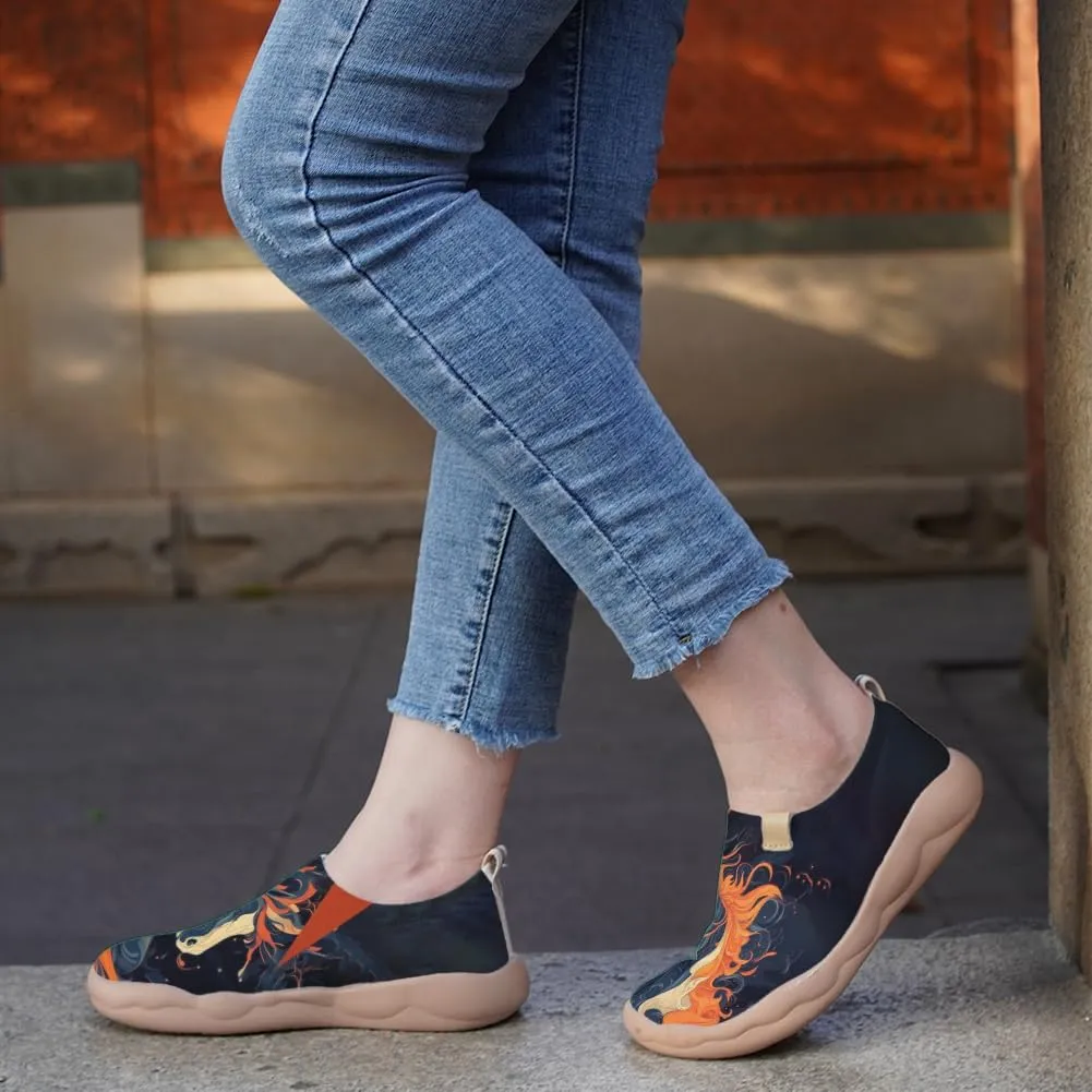 Women Summer Stretchy Slip on Loafers Quirck-Dry Knitted Breathable Sneakers Foldable Lightweight Comfort Shoes | Fantasy Series