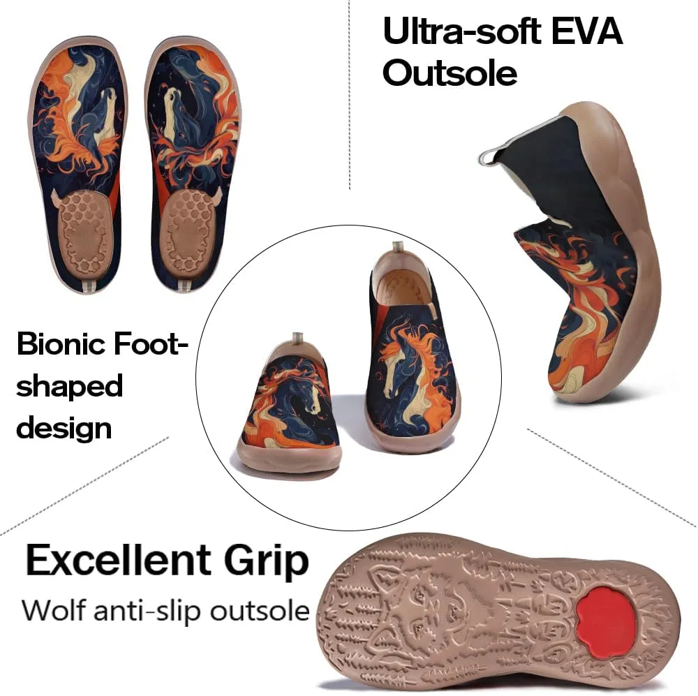 Women Summer Stretchy Slip on Loafers Quirck-Dry Knitted Breathable Sneakers Foldable Lightweight Comfort Shoes | Fantasy Series