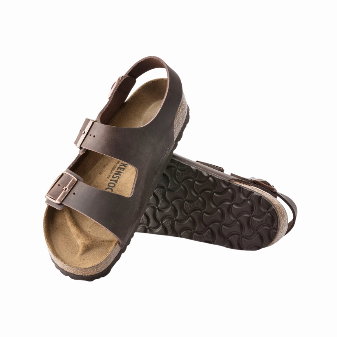 Quick Dry Slides Women's Milano (Oiled Leather) - Habana