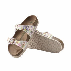 Women's Sydney Vegan (Birko-Flor) - Summer Floral Rose Everyday Lifestyle Slides Quick Dry Slides