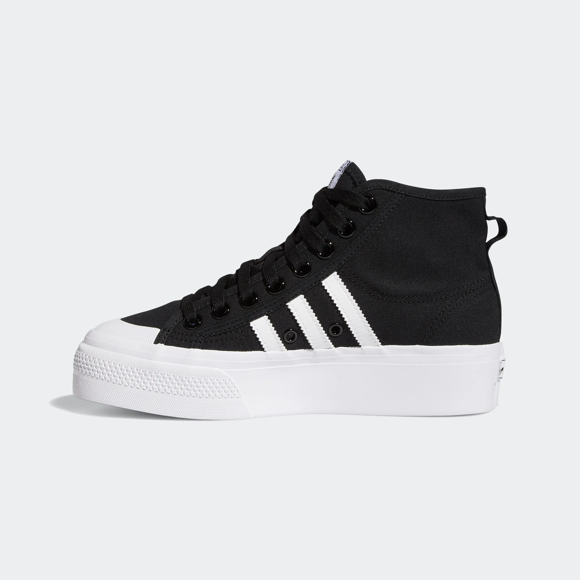 Women's adidas Originals Nizza Platform Mid Shoes Black