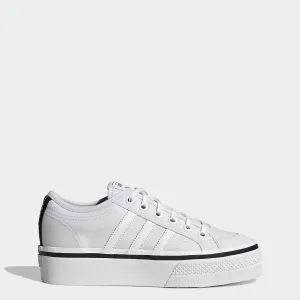 Women's adidas Originals Nizza Platform Shoes Cloud White