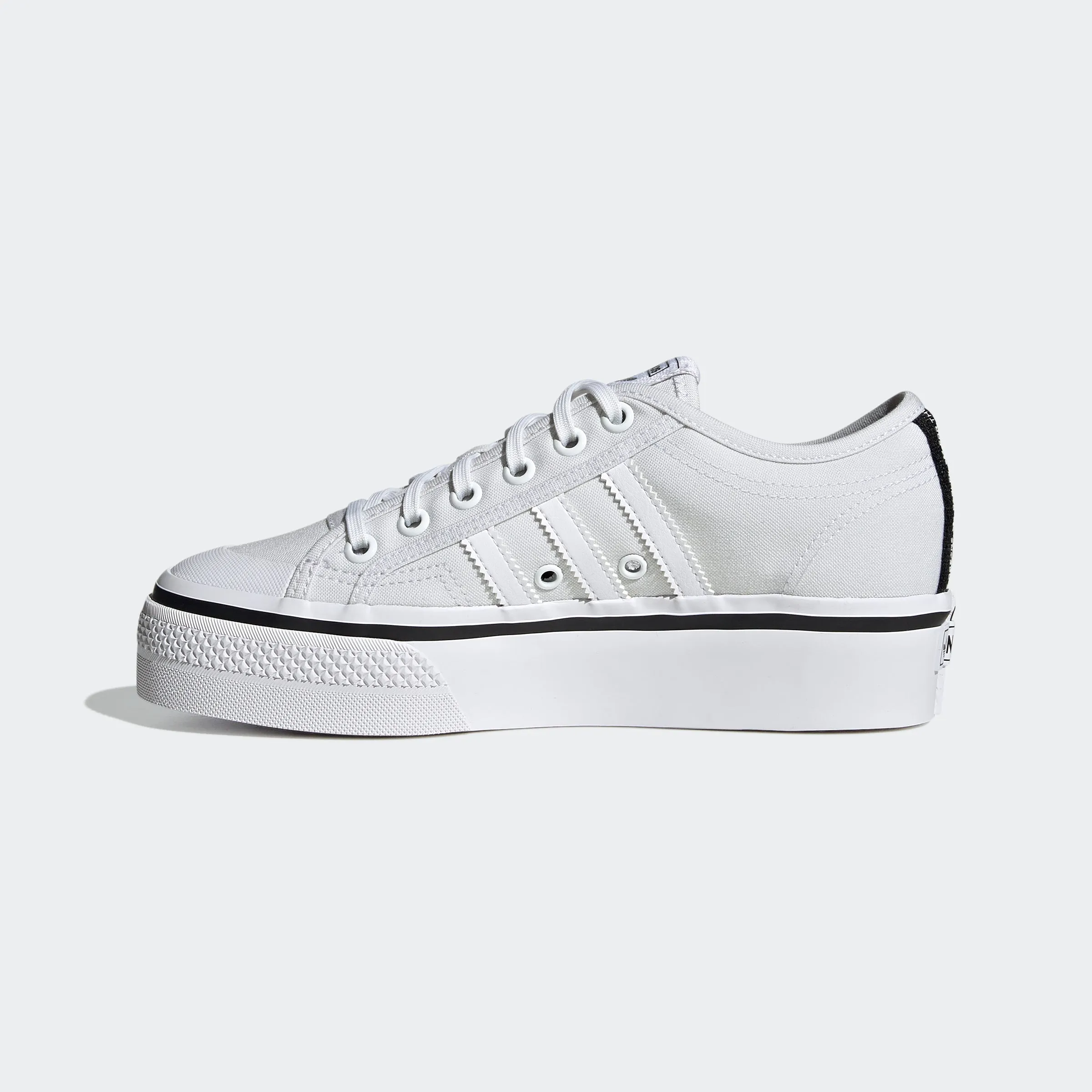 Women's adidas Originals Nizza Platform Shoes Cloud White