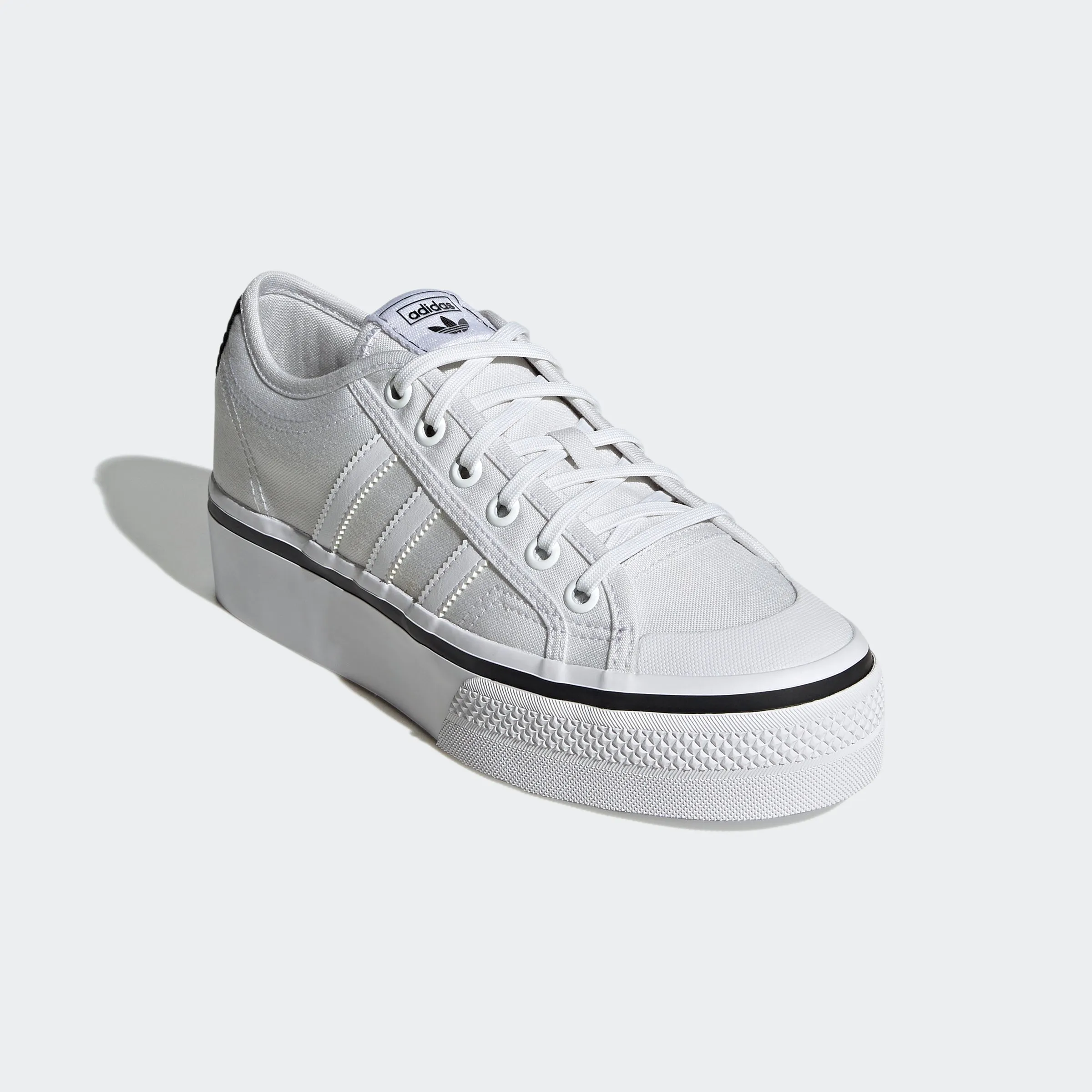 Women's adidas Originals Nizza Platform Shoes Cloud White