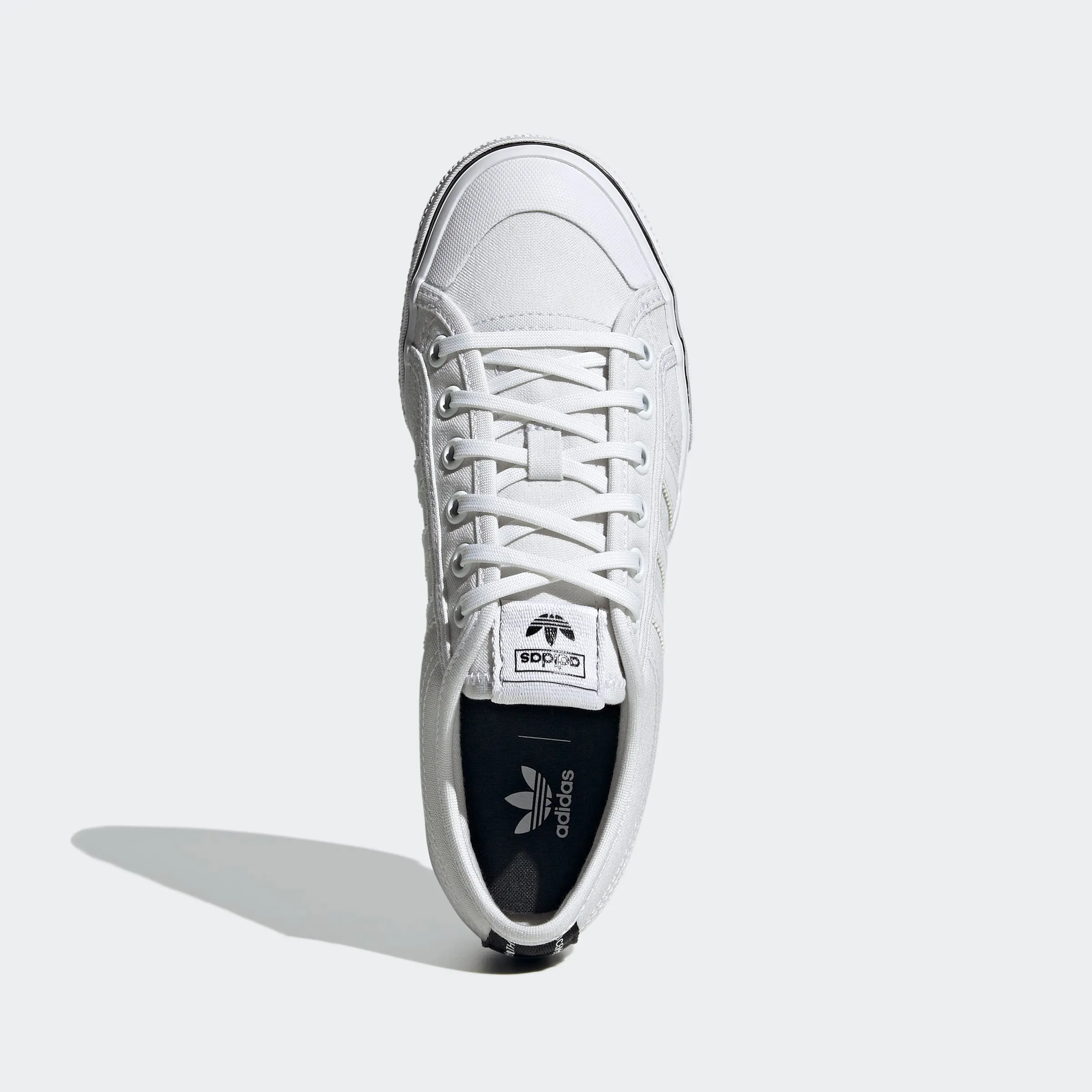 Women's adidas Originals Nizza Platform Shoes Cloud White