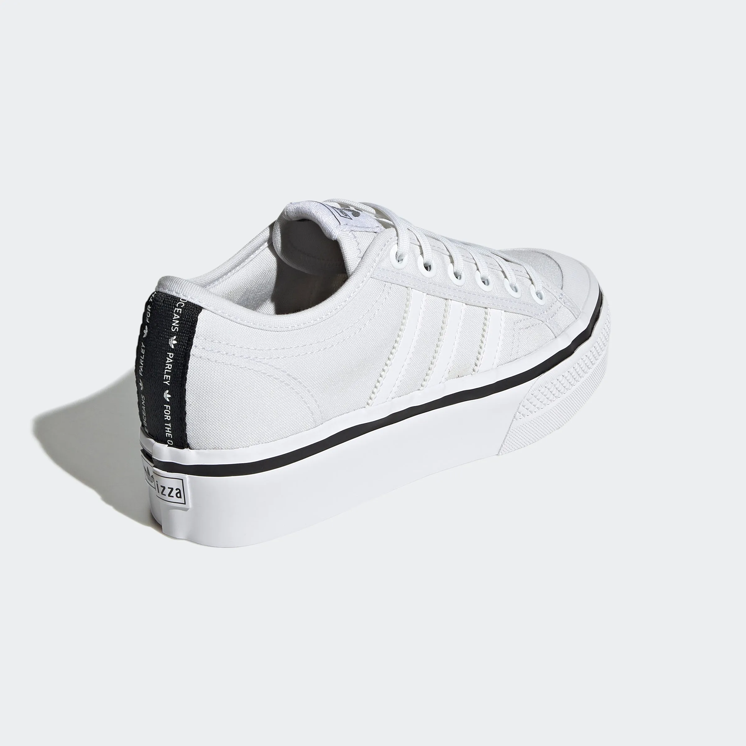 Women's adidas Originals Nizza Platform Shoes Cloud White