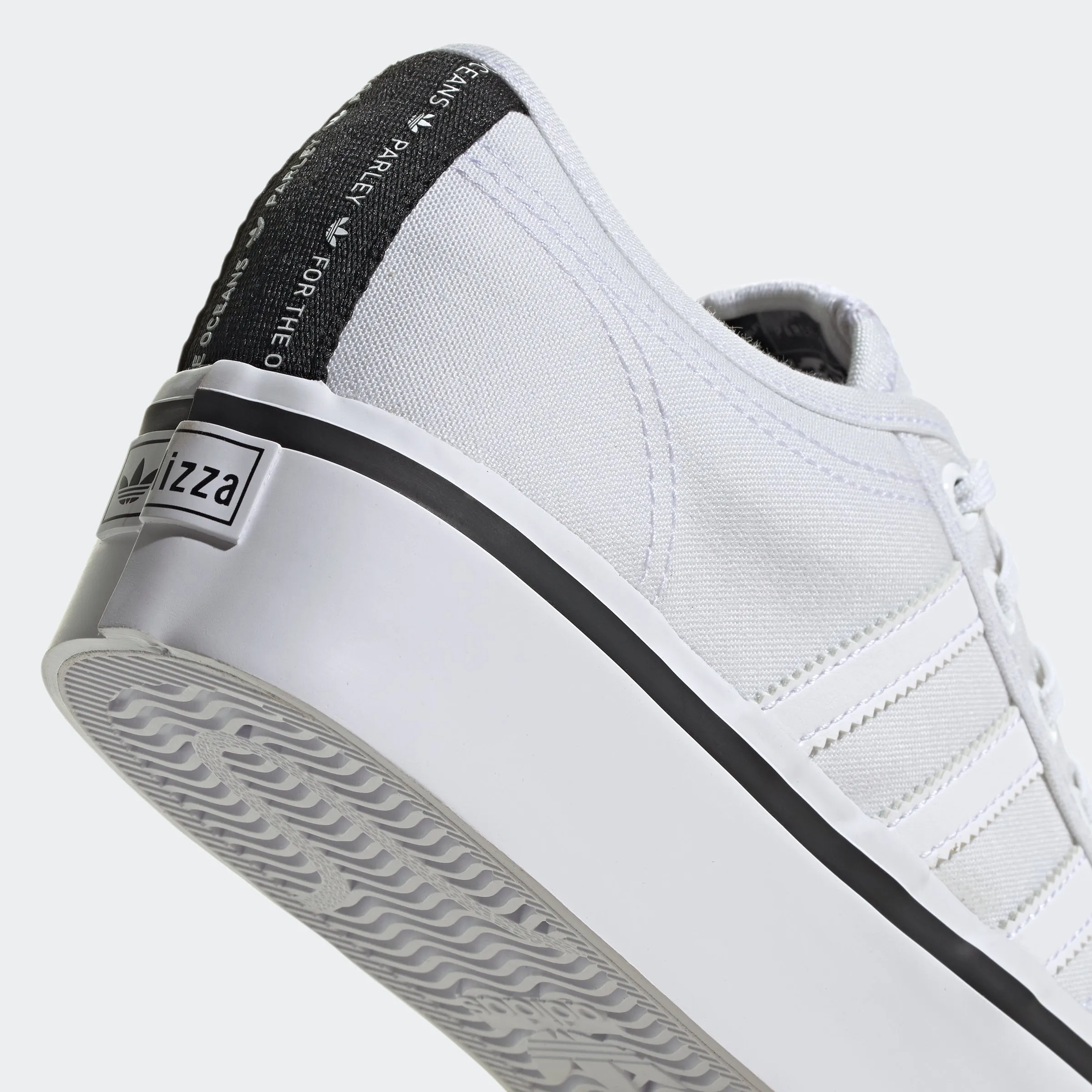 Women's adidas Originals Nizza Platform Shoes Cloud White