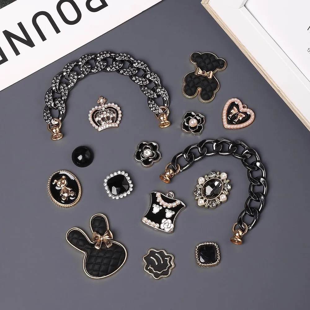 Womens jewelry bling accessories birthday girl designer shoe charms for girl gifts