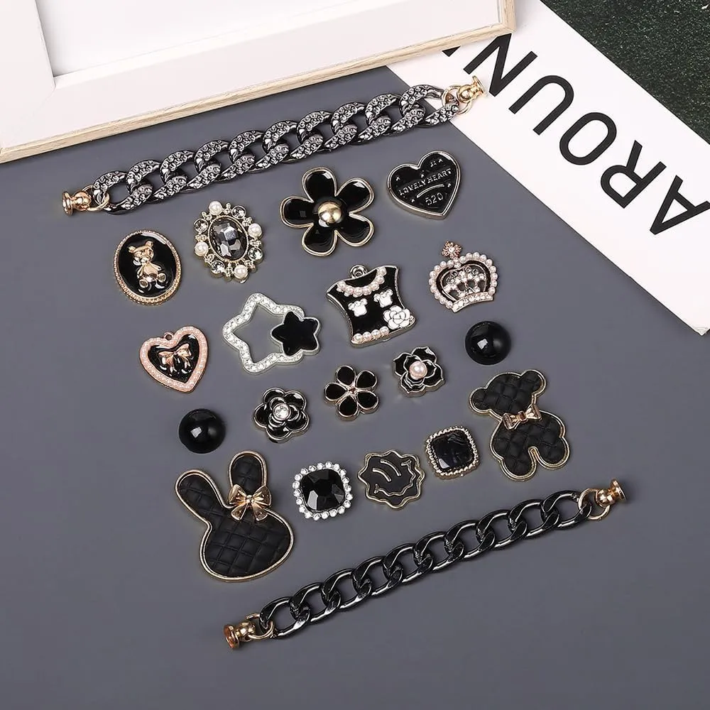 Womens jewelry bling accessories birthday girl designer shoe charms for girl gifts