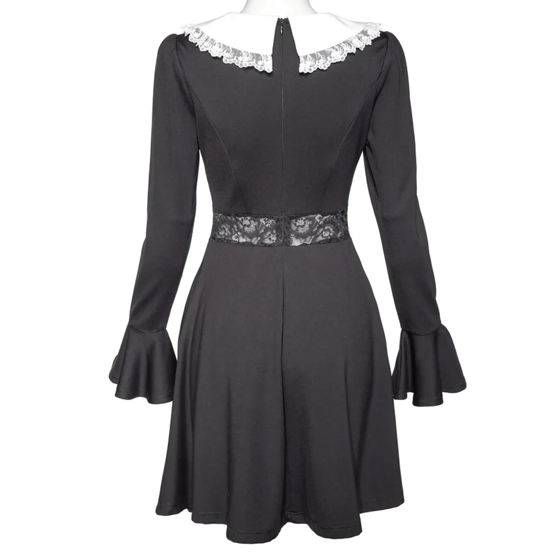 Women's Lolita Doll Collar Flared Sleeved Dress