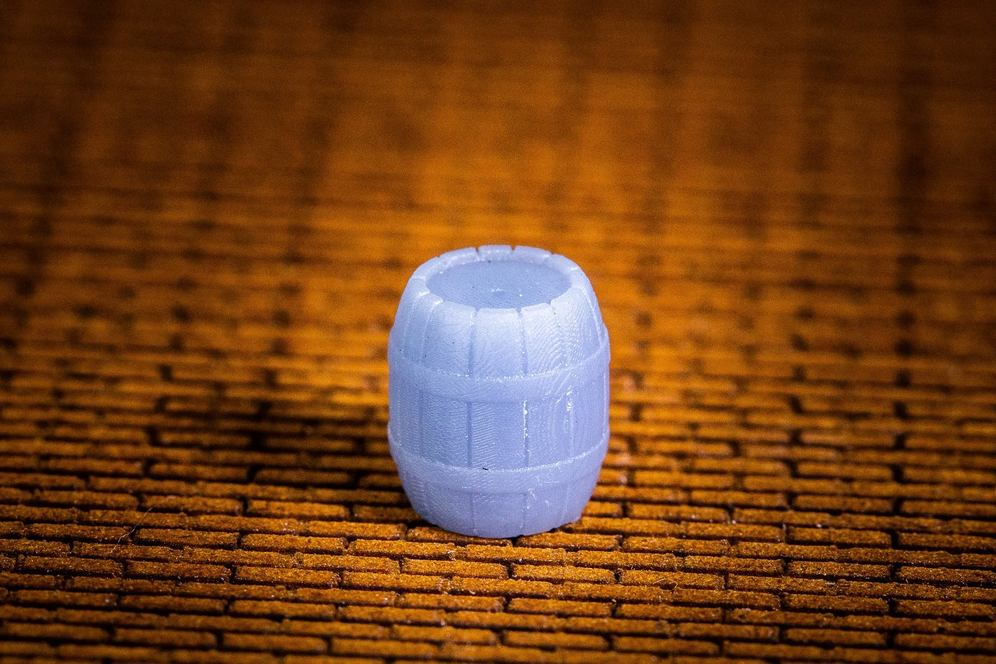 Wooden Barrel (5of) - N Scale