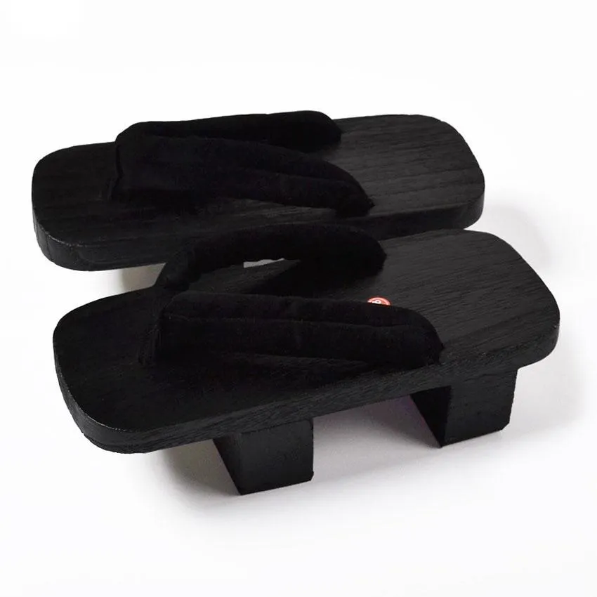 Wooden Geta Black