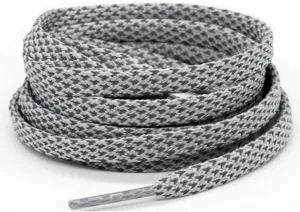 Xiazw Reflective Flat Shoe Laces for Sneakers，Boots，Running Shoes，Casual Shoes (2 Pair Pack)