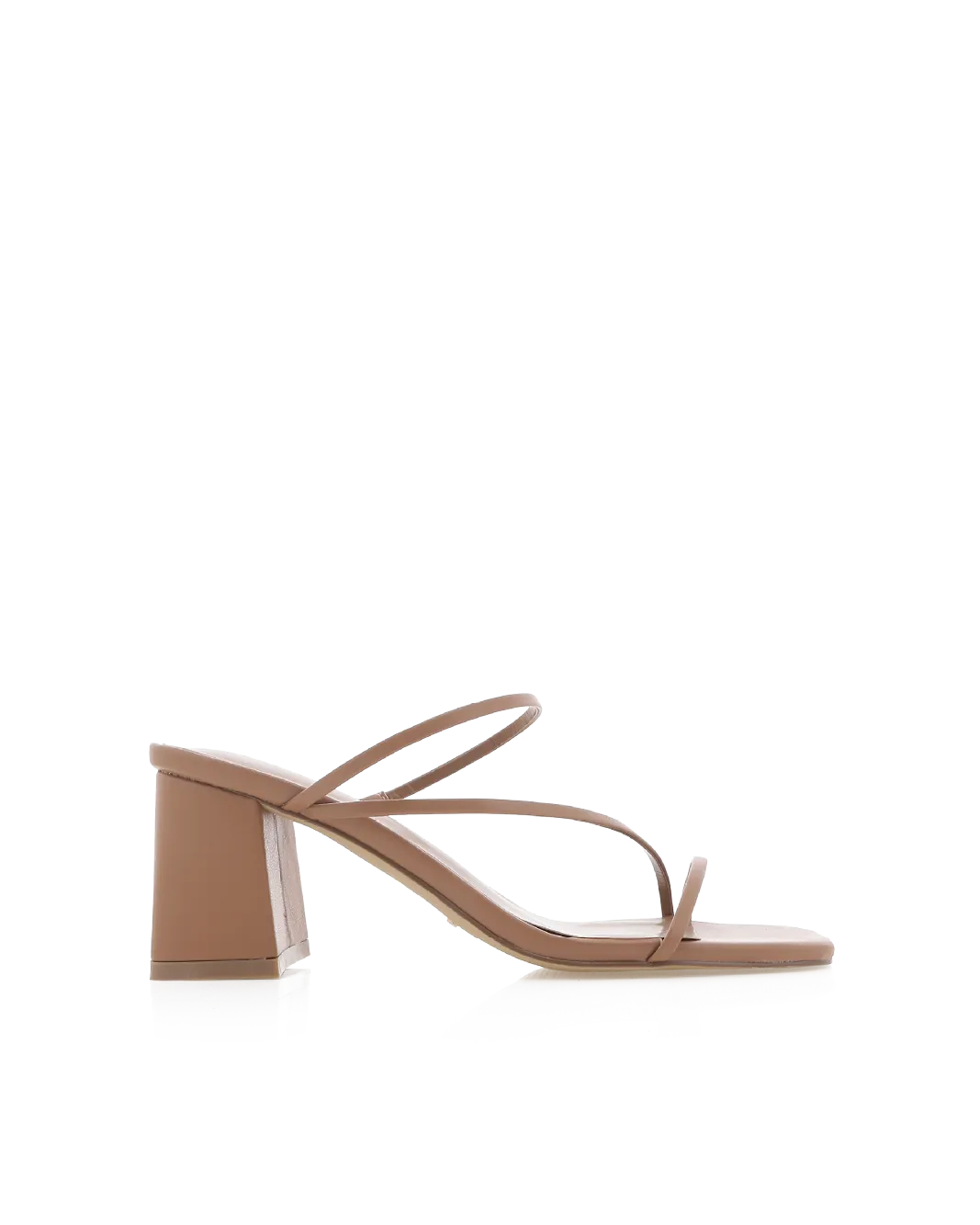 YAZMIN 2.0 - COFFEE Fashionable Heels Black Tie