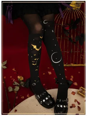 Yidhra~Dream Witch~Gothic Lolita Halloween Tights Pantyhose