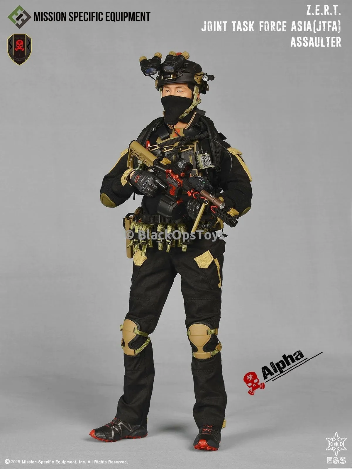 ZERT Joint Task Force Asia Black & Tan Alpha Version Mint in Box