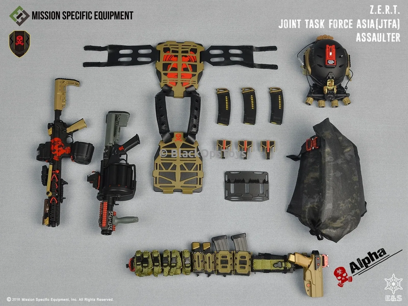 ZERT Joint Task Force Asia Black & Tan Alpha Version Mint in Box
