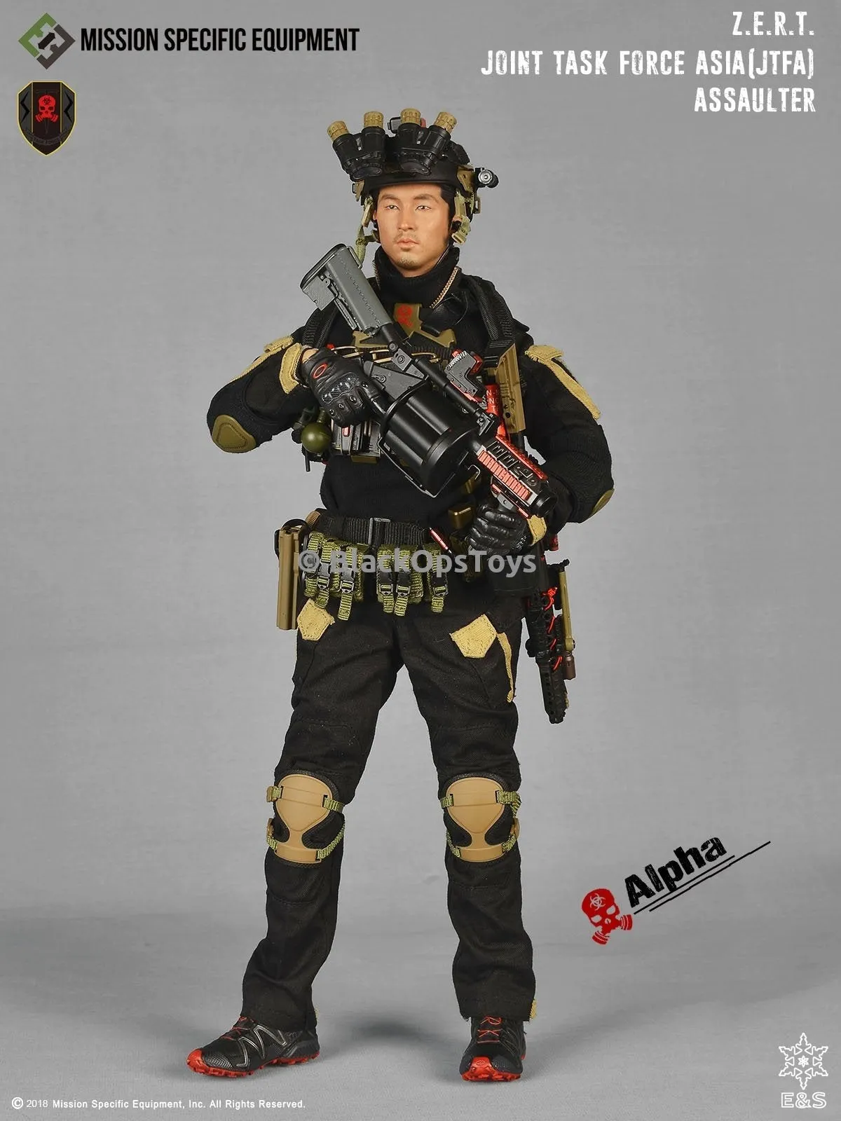 ZERT Joint Task Force Asia Black & Tan Alpha Version Mint in Box