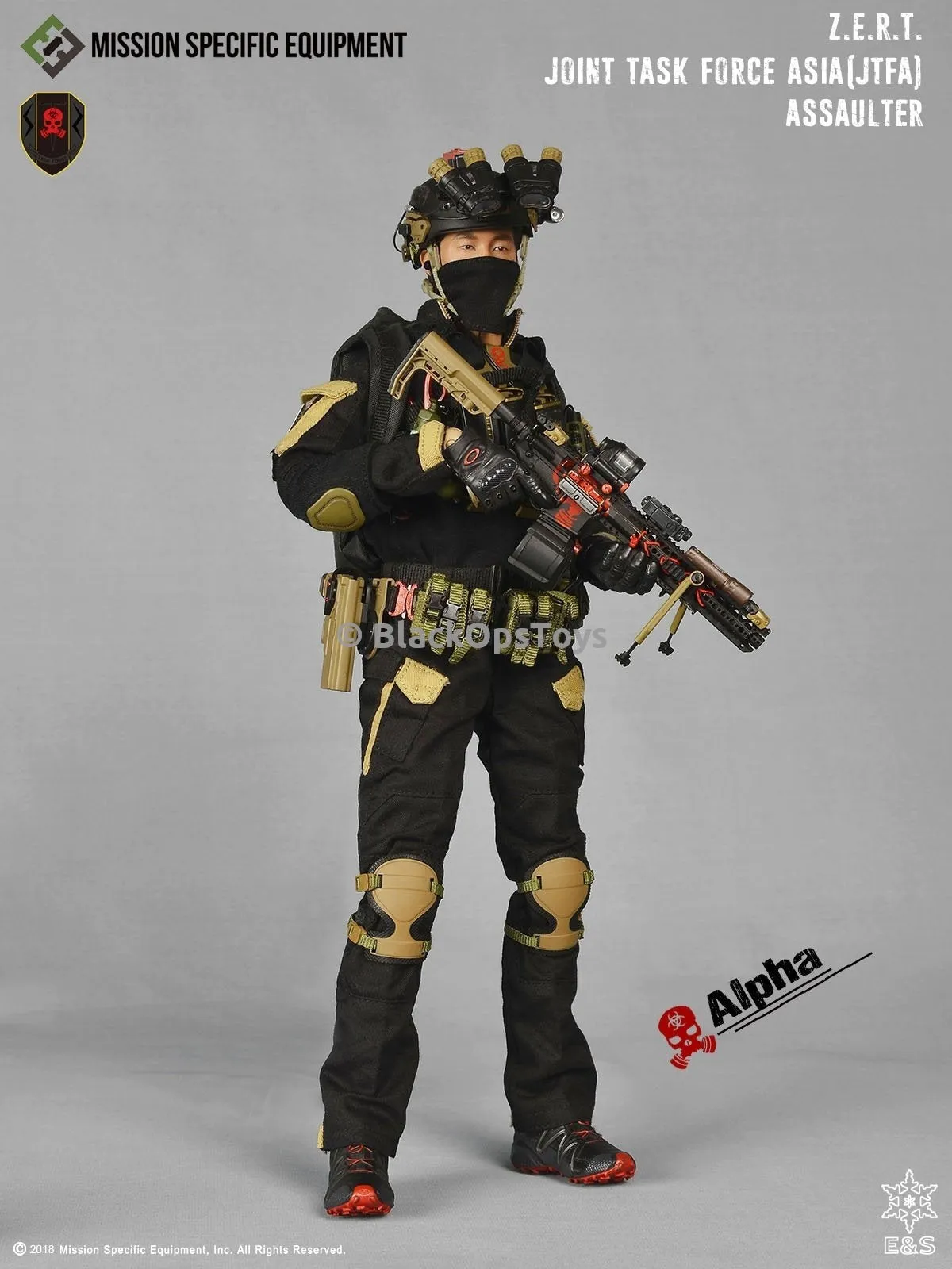 ZERT Joint Task Force Asia Black & Tan Alpha Version Mint in Box