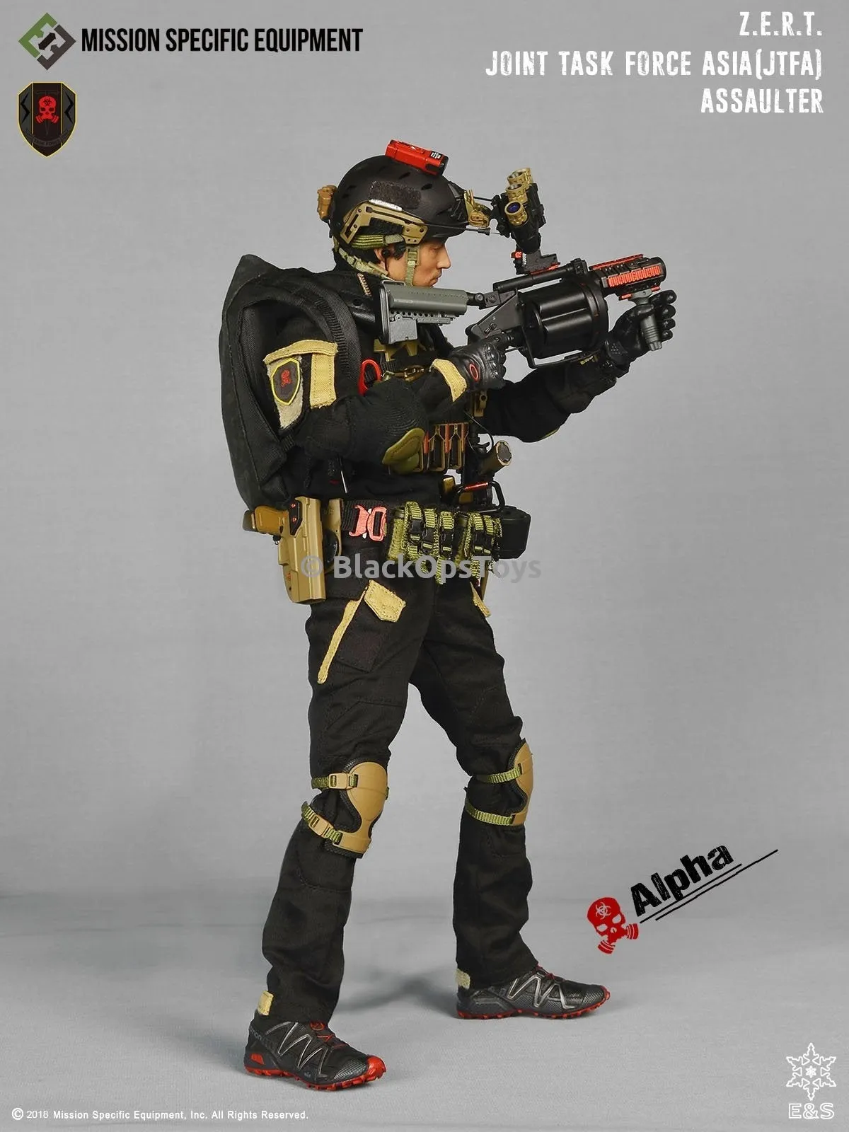 ZERT Joint Task Force Asia Black & Tan Alpha Version Mint in Box