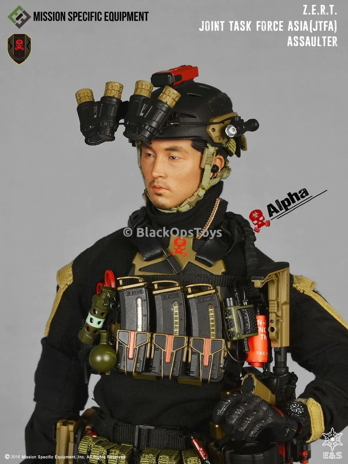 ZERT Joint Task Force Asia Black & Tan Alpha Version Mint in Box