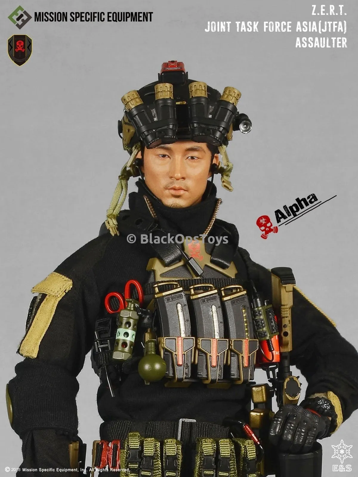 ZERT Joint Task Force Asia Black & Tan Alpha Version Mint in Box