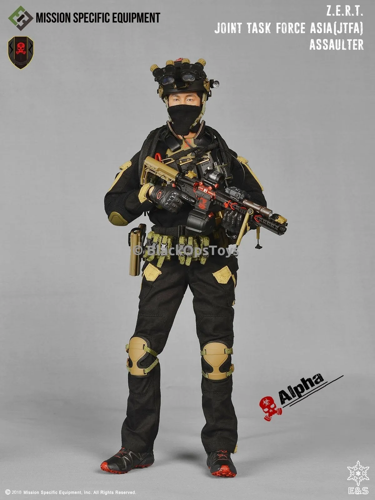 ZERT Joint Task Force Asia Black & Tan Alpha Version Mint in Box