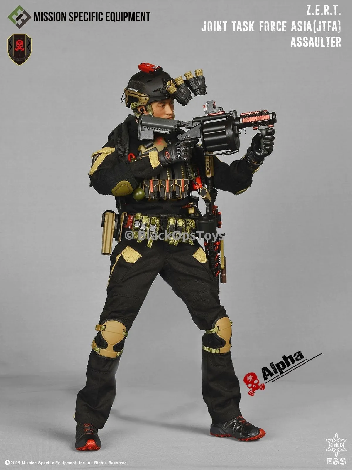 ZERT Joint Task Force Asia Black & Tan Alpha Version Mint in Box