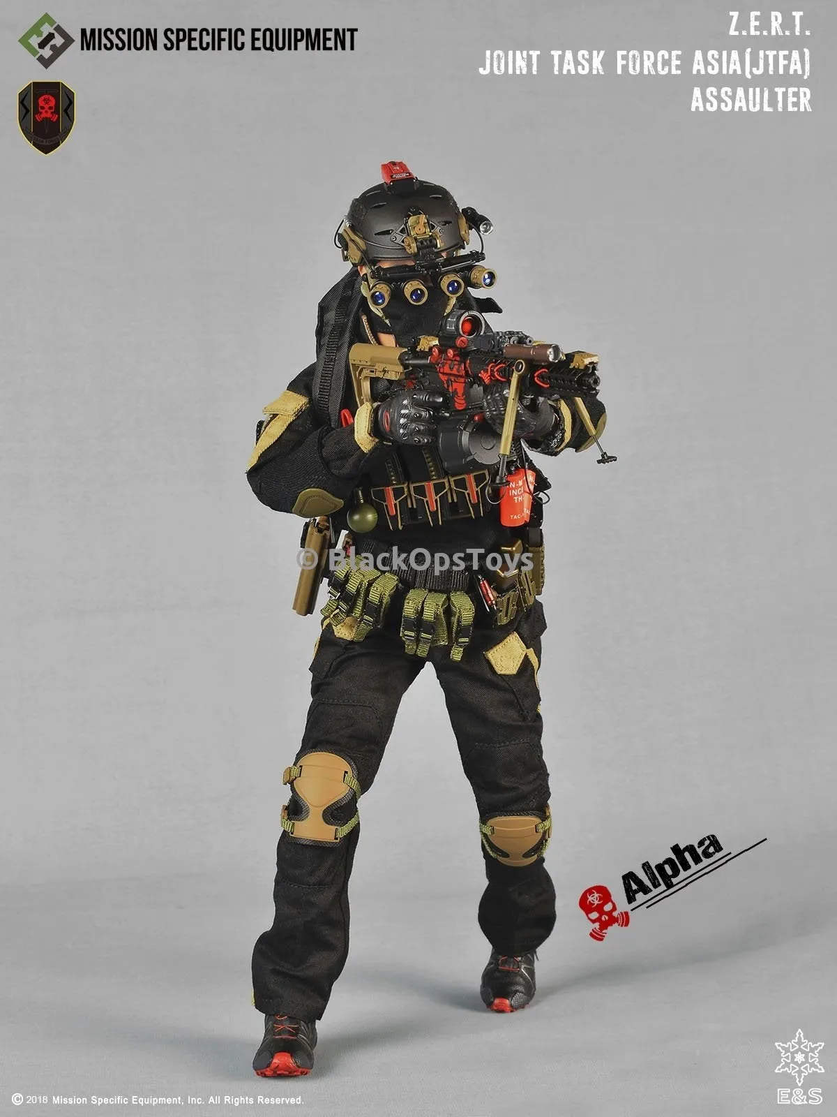 ZERT Joint Task Force Asia Black & Tan Alpha Version Mint in Box