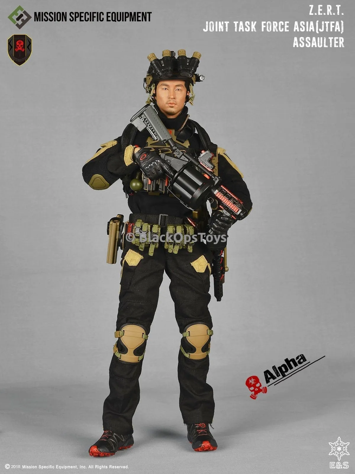 ZERT Joint Task Force Asia Black & Tan Alpha Version Mint in Box