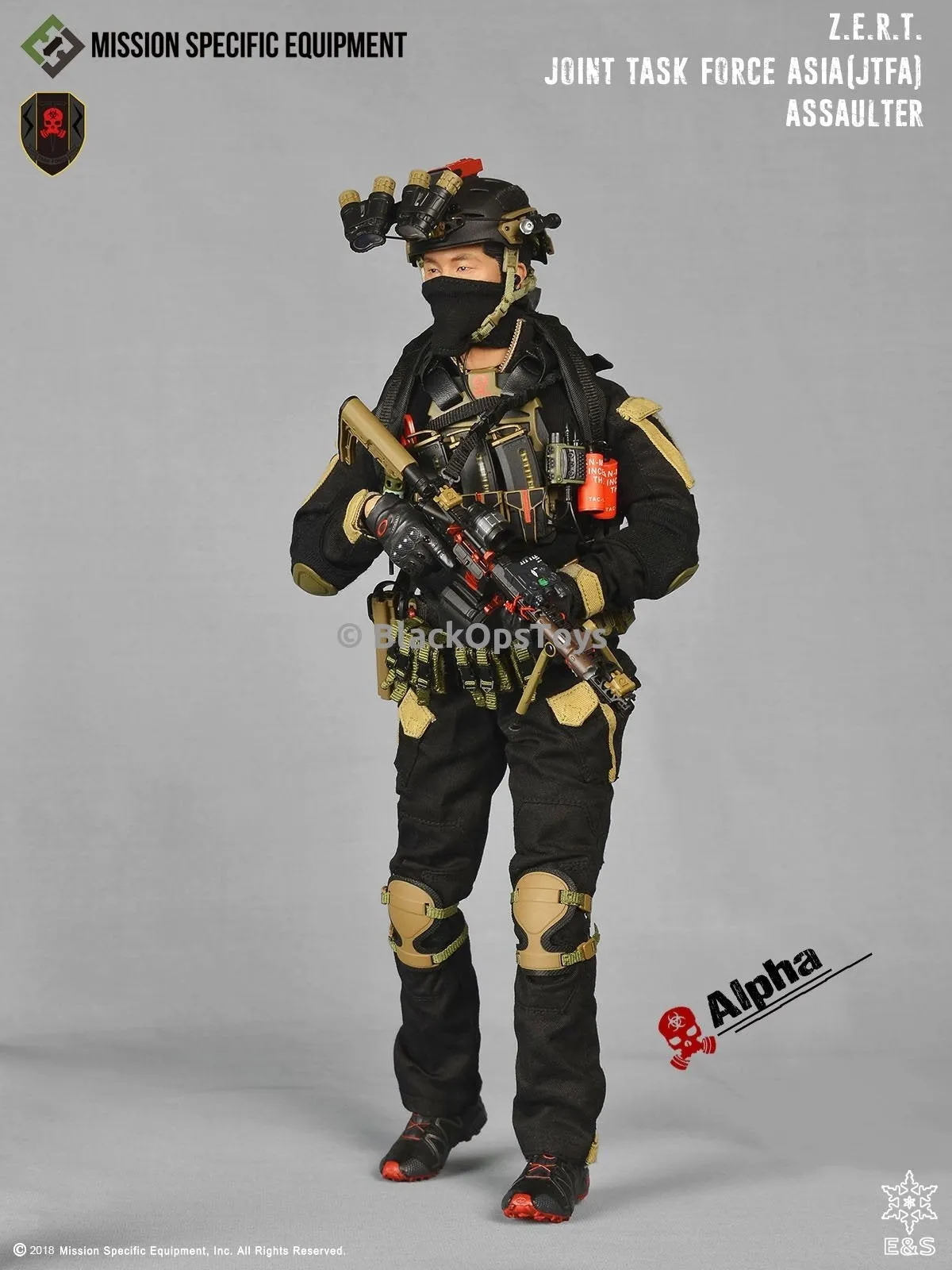 ZERT Joint Task Force Asia Black & Tan Alpha Version Mint in Box
