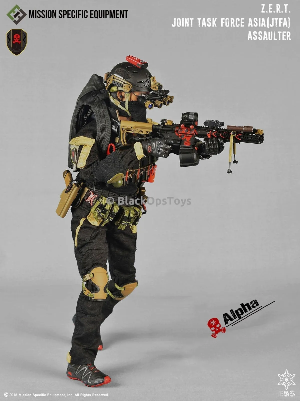 ZERT Joint Task Force Asia Black & Tan Alpha Version Mint in Box