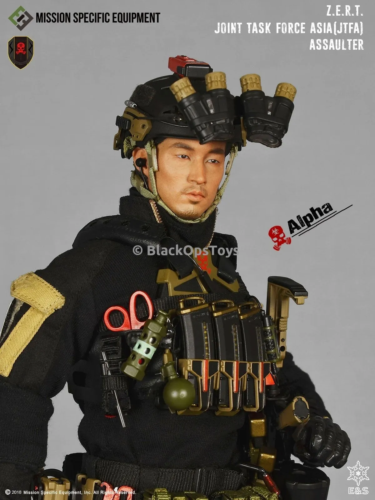 ZERT Joint Task Force Asia Black & Tan Alpha Version Mint in Box