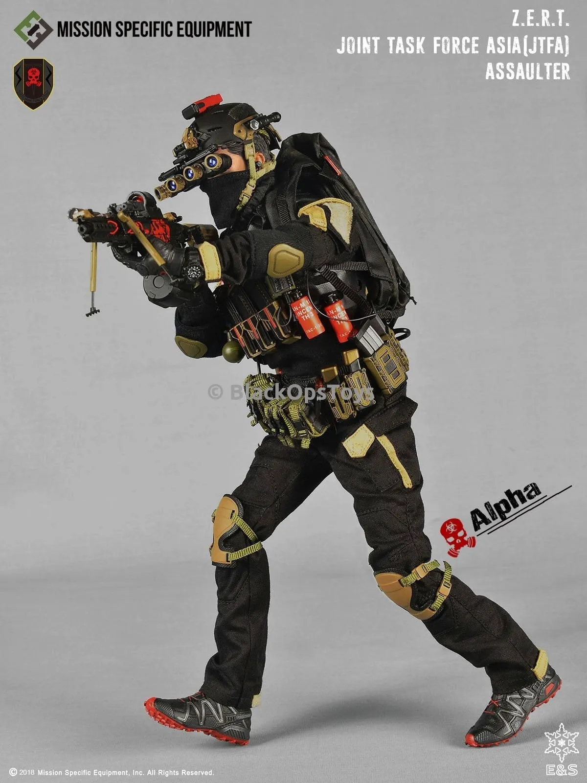 ZERT Joint Task Force Asia Black & Tan Alpha Version Mint in Box