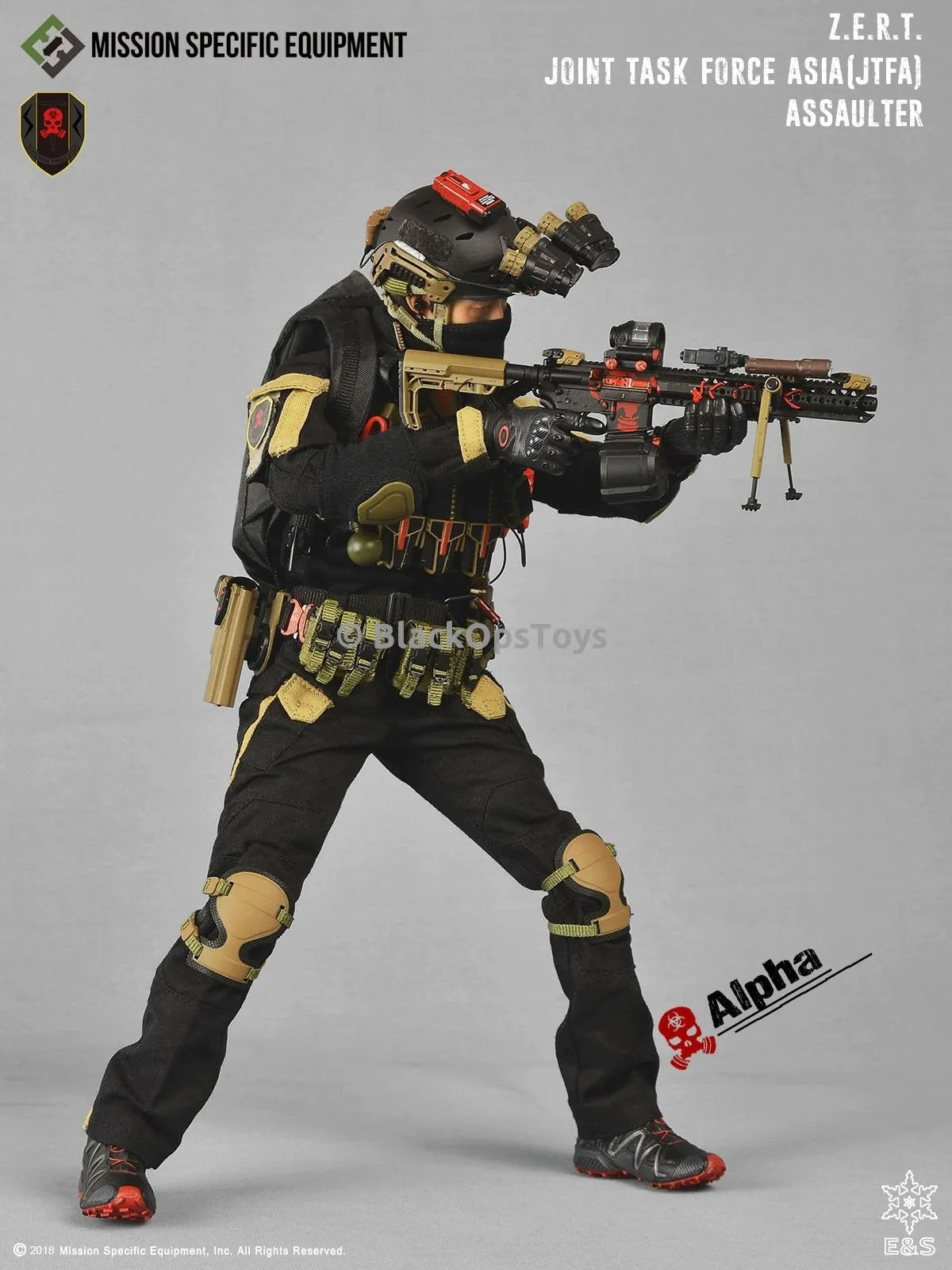 ZERT Joint Task Force Asia Black & Tan Alpha Version Mint in Box