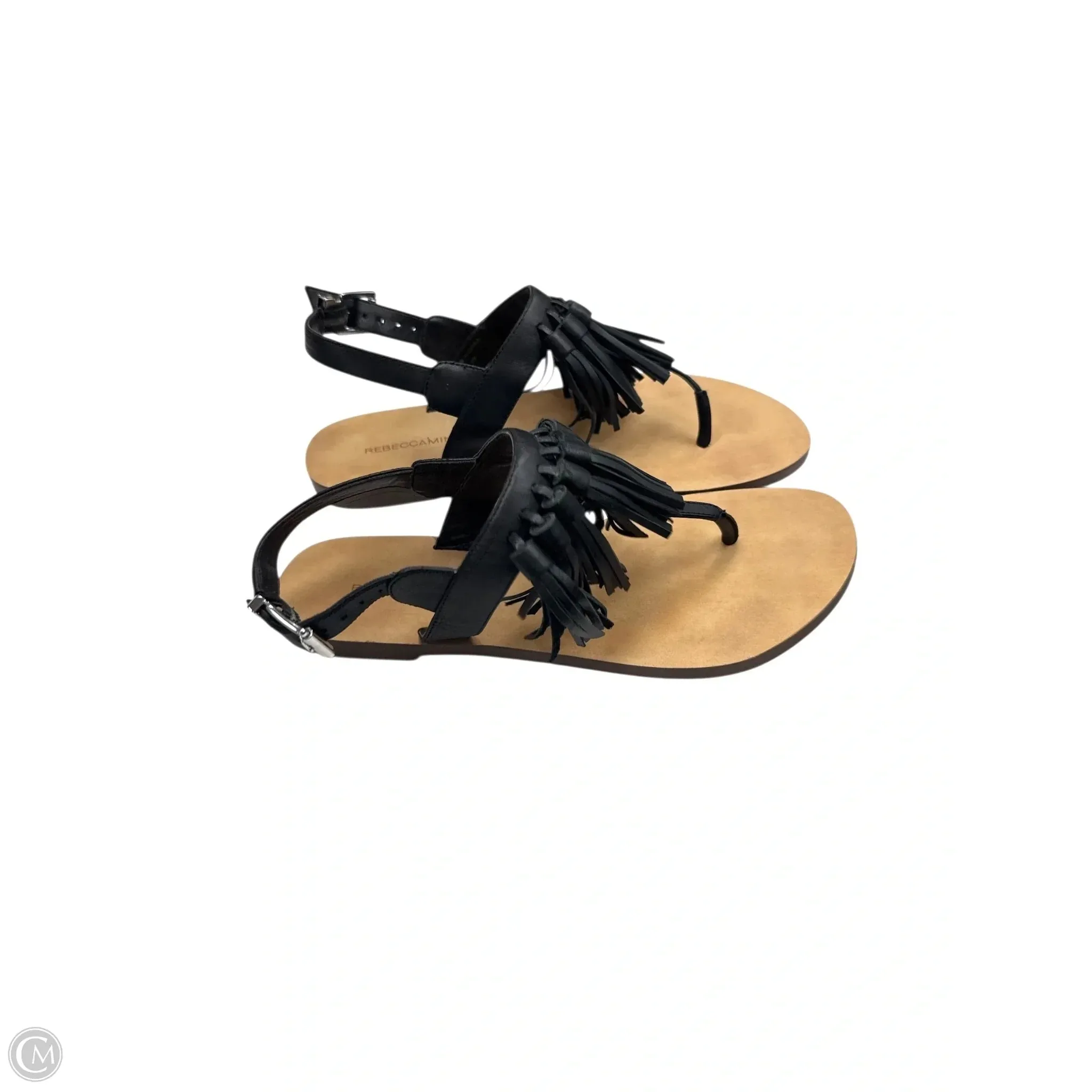 Sandals Designer By Rebecca Minkoff In Black, Size: 7 Trend Glow Red Glow