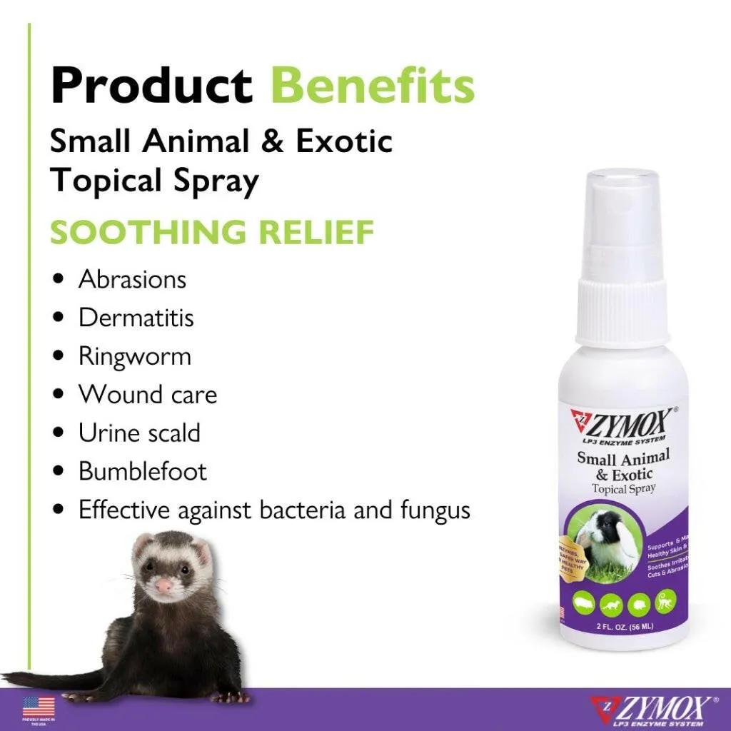 Zymox Small Animal & Exotic Topical Solution w/o Hydrocortisone