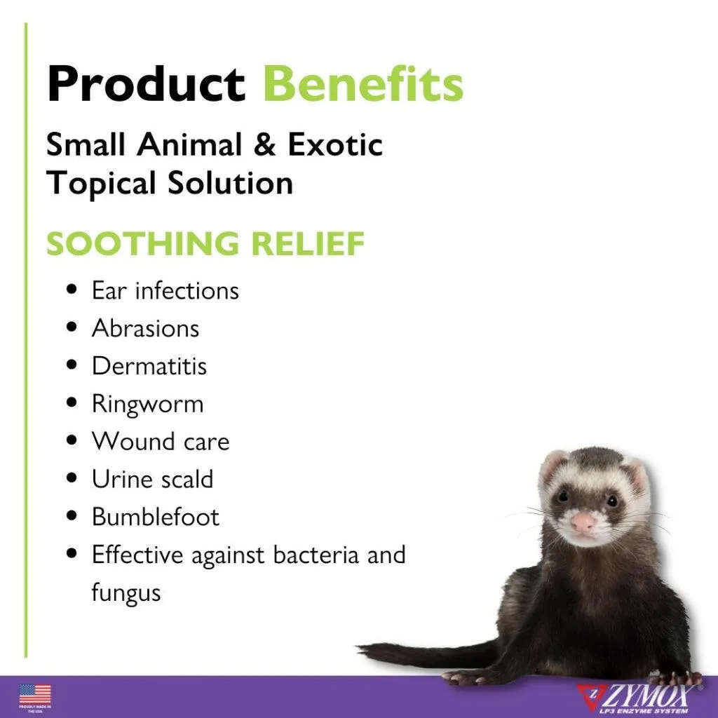 Zymox Small Animal & Exotic Topical Solution w/o Hydrocortisone