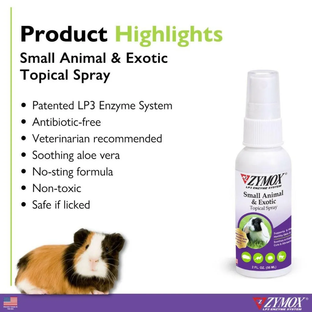 Zymox Small Animal & Exotic Topical Solution w/o Hydrocortisone