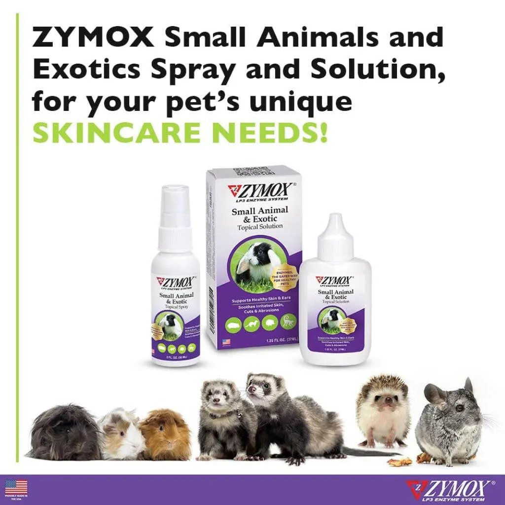 Zymox Small Animal & Exotic Topical Solution w/o Hydrocortisone