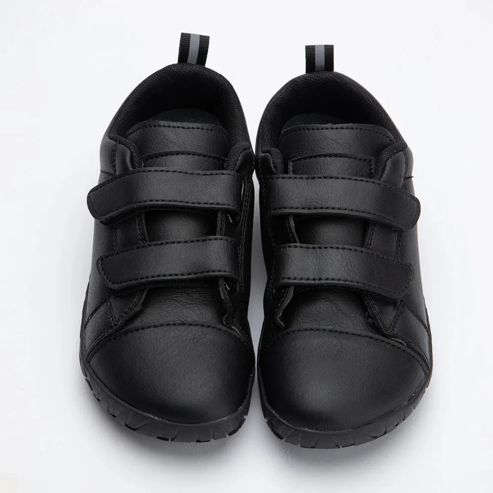 ZZFABER Children Barefoot Shoes - Soft Fiber Leather Sneakers for Girls and Boys