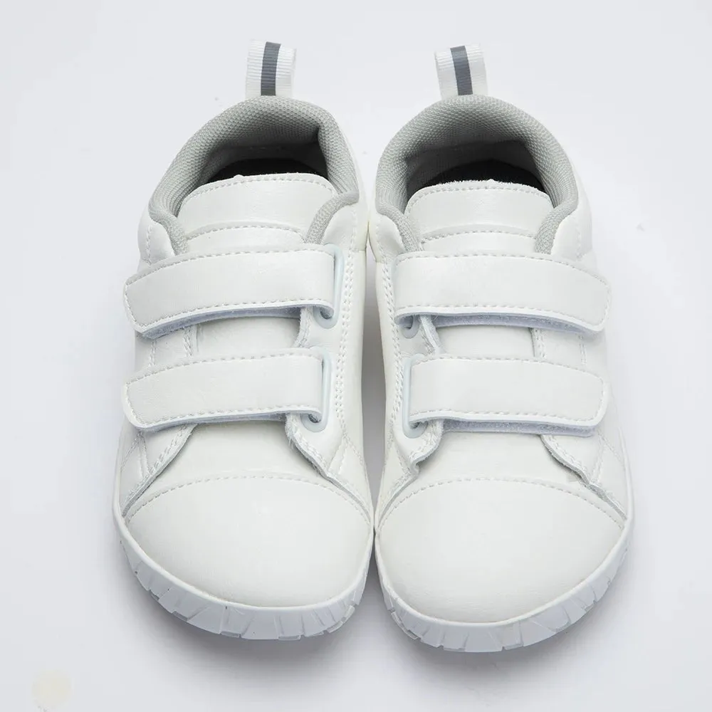 ZZFABER Children Barefoot Shoes - Soft Fiber Leather Sneakers for Girls and Boys