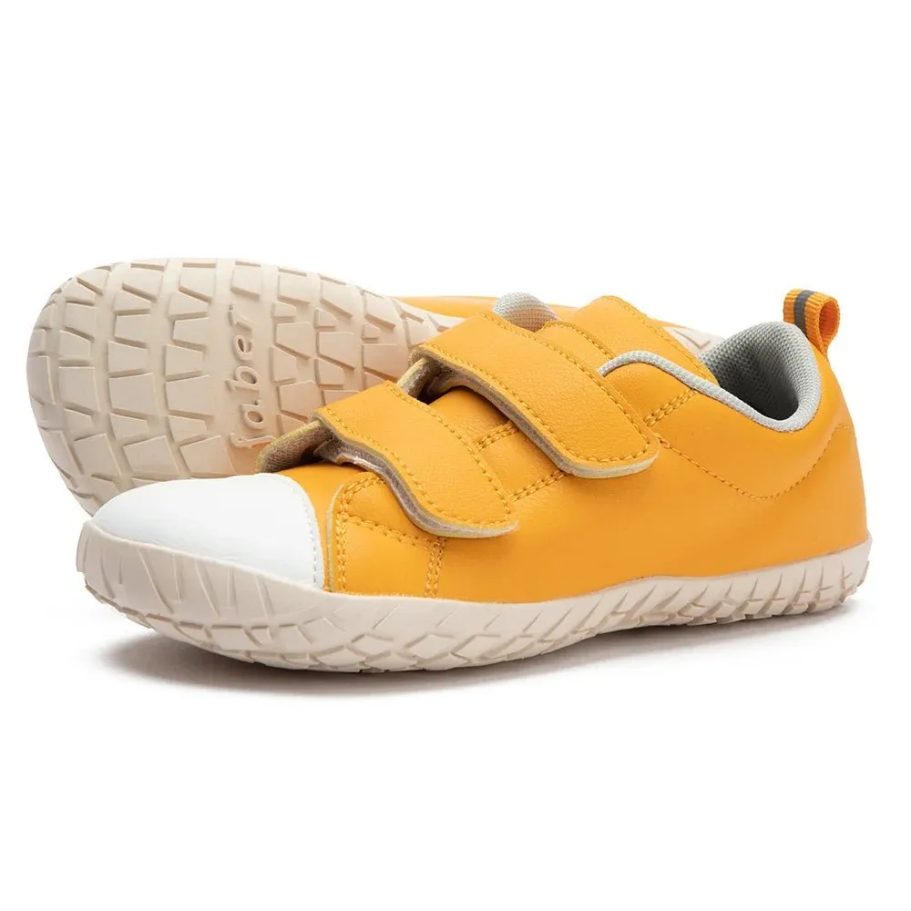 ZZFABER Children Barefoot Shoes - Soft Fiber Leather Sneakers for Girls and Boys